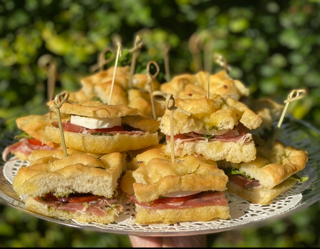 Focaccia Caprese Sandwich Platter